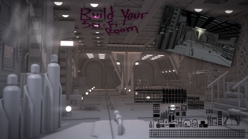 Blender 2.63: Build Your Own Sci-Fi Room preview image 1